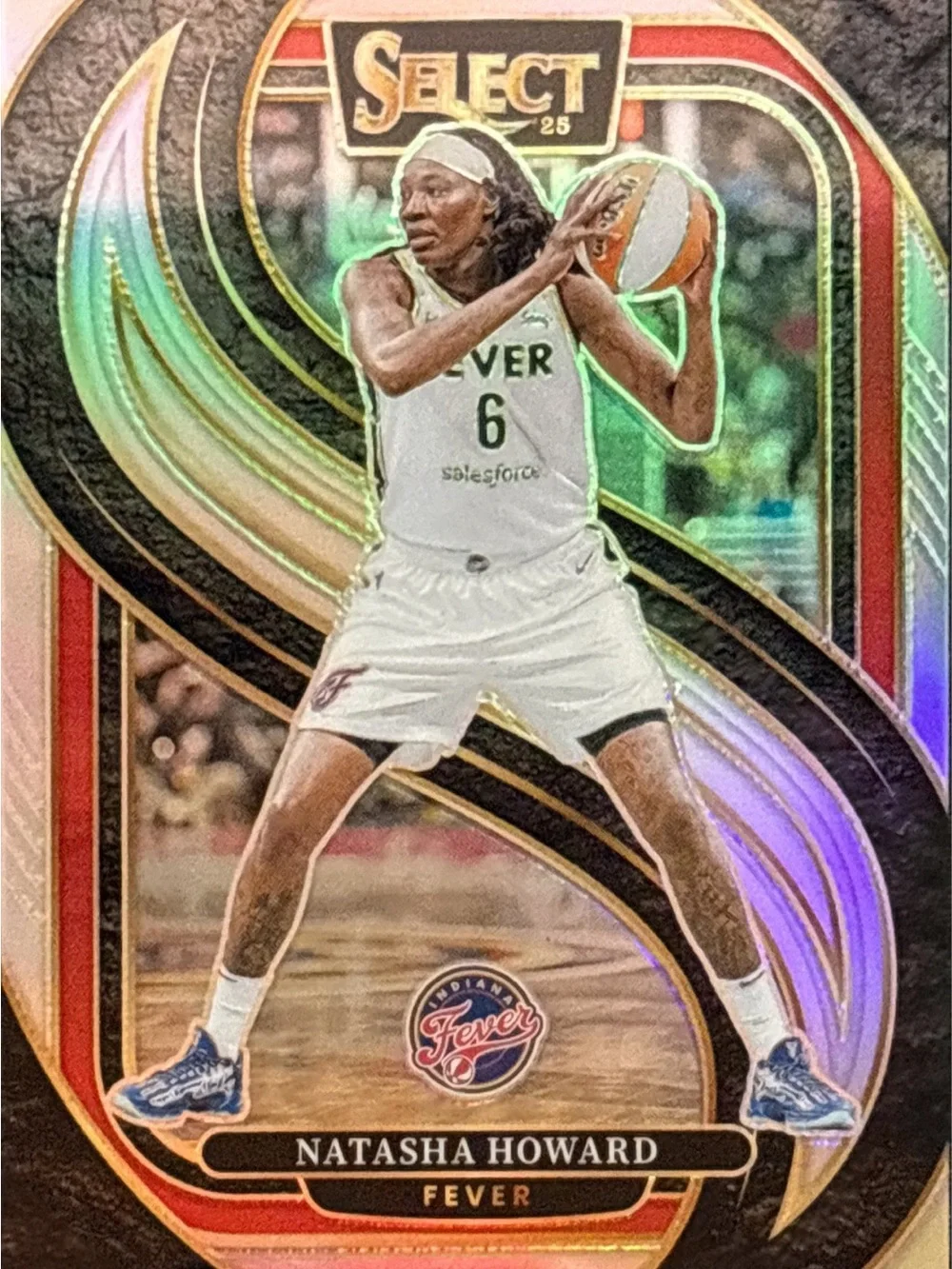 Panini Select Natasha Howard Fever Basketball Card - Prizm